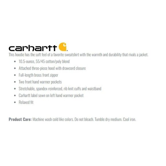 Carhartt Hoodie Womens Relaxed Fit Size XL Navy Blue NWT 16/18 Pockets - Picture 7 of 10